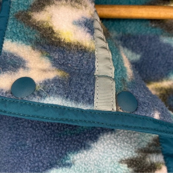 Vintage Med Synchilla Trout Tales Elwha Blue Snap-T Fleece - Picture 16 of 16